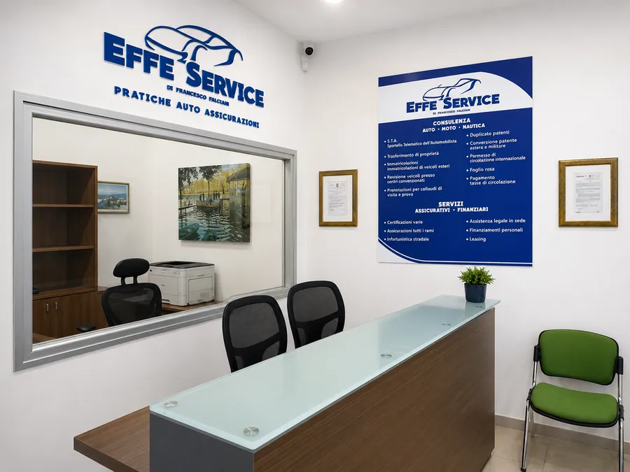 Effe Service desk and internal sign